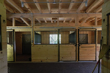 custom horse stalls